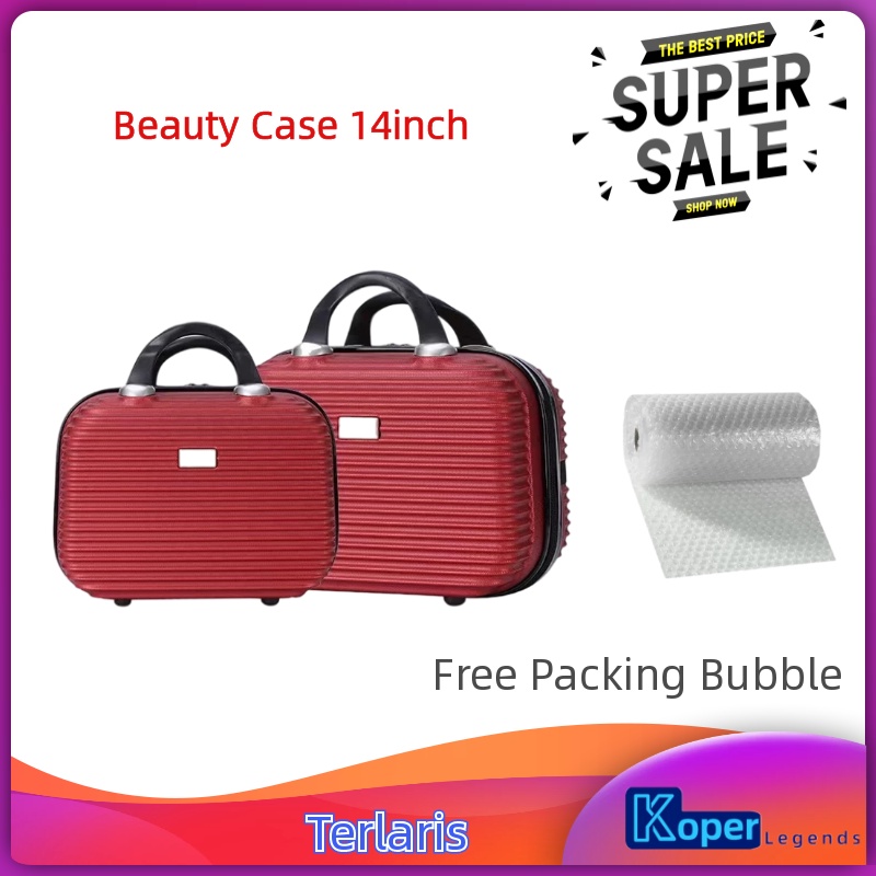 Koper Mini 14inch Beauty Case Tas Koper Make Up Kosmetik