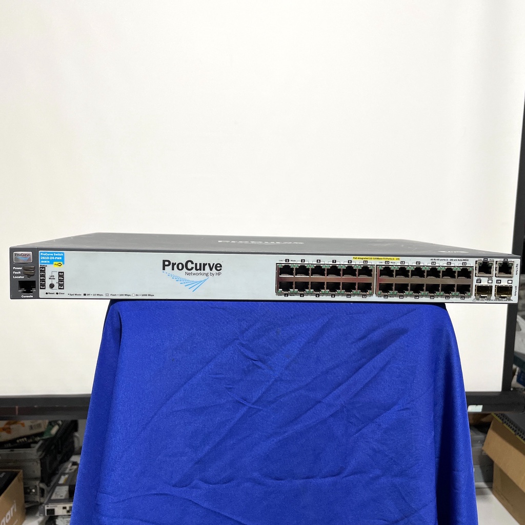 Jual switch hub hp 2610 24 pwr j9087a 24 port 10 100 poe 2 port gigabit