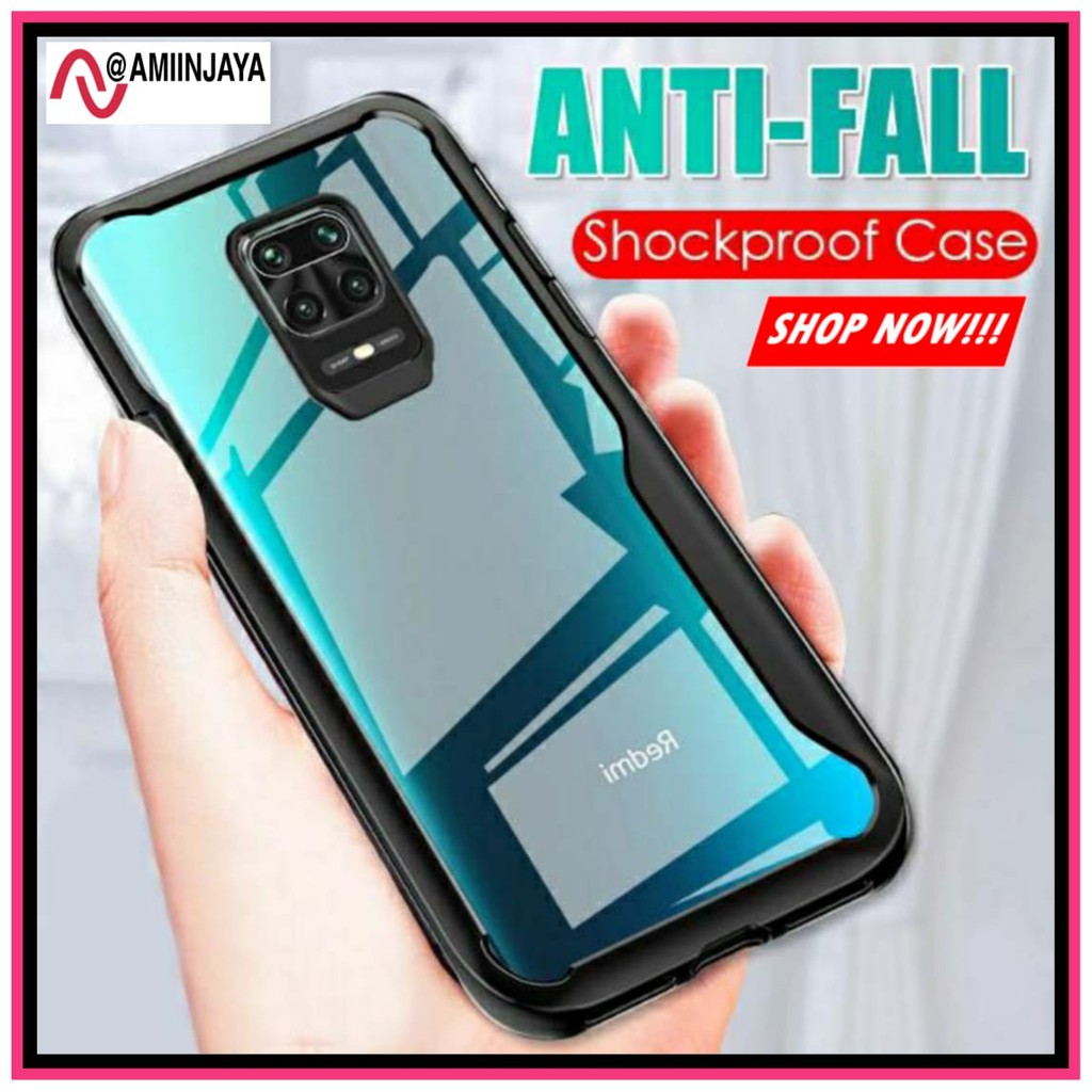 Case Xiaomi Redmi Note 9 - Redmi Note 9 Pro Ipaky Shield Transparent Premium Hard Case