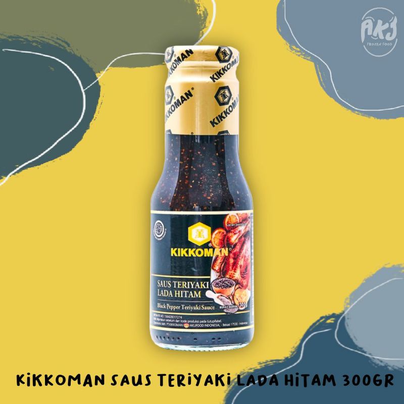 

Kikkoman Saus Teriyaki Lada Hitam 300gr