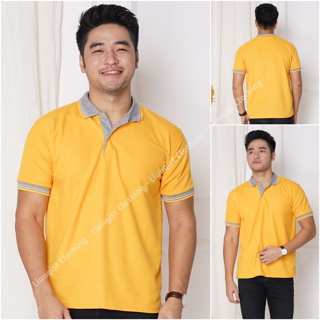 Kaos Polo / Kaos Kerah Kuning