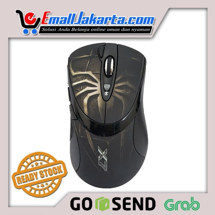 JUAL Mouse XL-747H Gaming X7 Spider Game XL 747H A4Tec Macro 747 3600 DPI MURAH