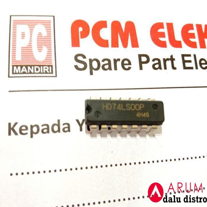 Jual Ic Nand 74 00 7400 74Hc00 74Ls00 Sn7400 Pcmelebik54 Buru Order ...