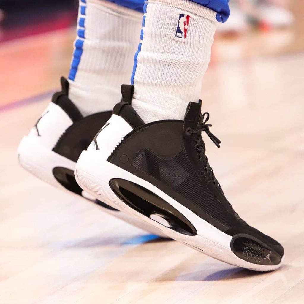 AIR JORDAN 34 "ECLIPSE/BLACK WHITE" FOR MEN PREMIUM ORIGINAL QUALITY / NIKE AIR JORDAN / SNEAKERS 40