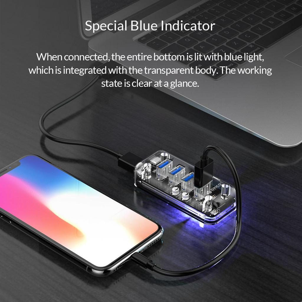 ORICO F4U-U3 4 Port USB3.0 Transparent HUB / Orico MH4U-U3-10 4 Port USB3.0 Transparent HUB