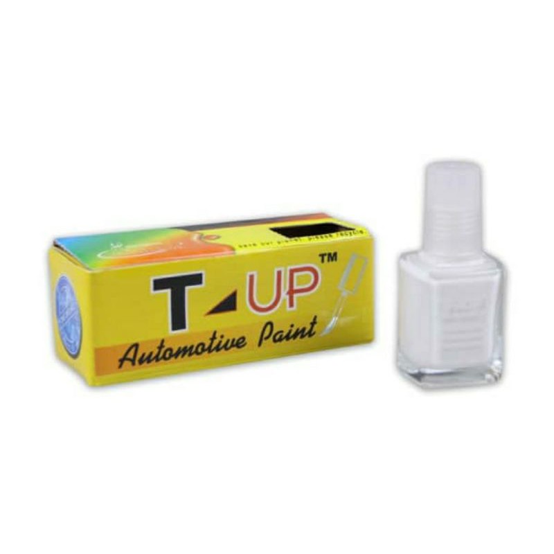 T-Up cat oles Nissan white solid contoh cat putih Nissan march evalia livina sample cat Nissan white