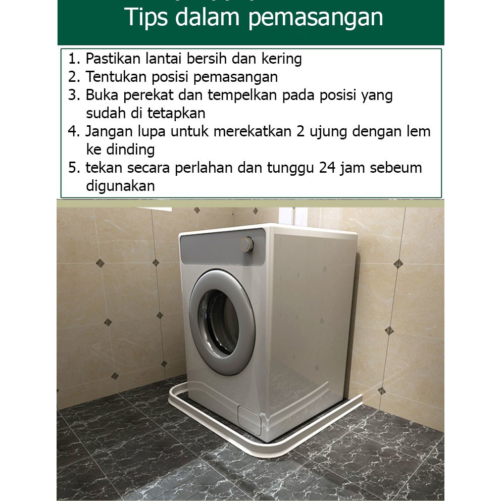 Pembatas Air Kamar Mandi Washtafel Bahan Silikon Seal Pembatas