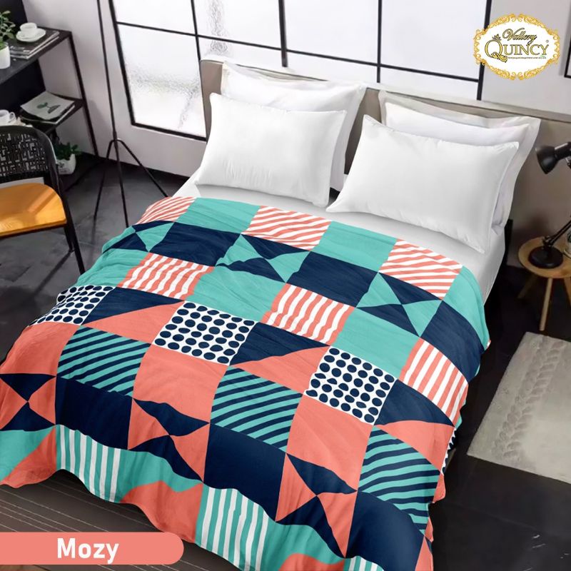 NEW MOTIF!! Selimut Vallery Quincy Jumbo 220x220 cm Original Baru Kualitas Premium By Internal Grup-Mozy