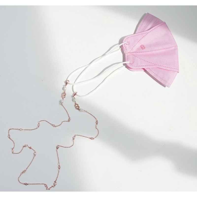 The Everything Long Chain Mask Buttonscarves