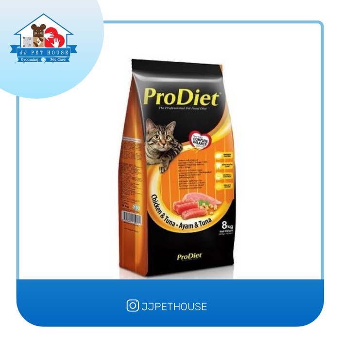 PRODIET CHICKEN TUNA 8KG / MAKANAN KUCING
