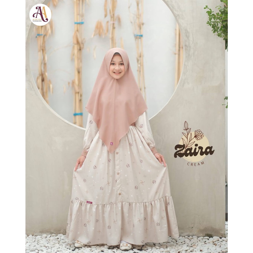 Gamis Anak Zaira Sarimbit series by A2Kids