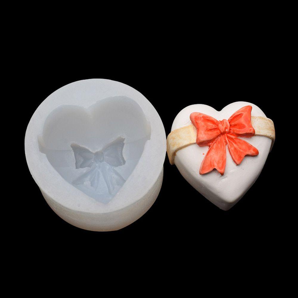 R-flower Cetakan Sabun Bentuk Hati Clay Tools Handmade Cake Resin Molds