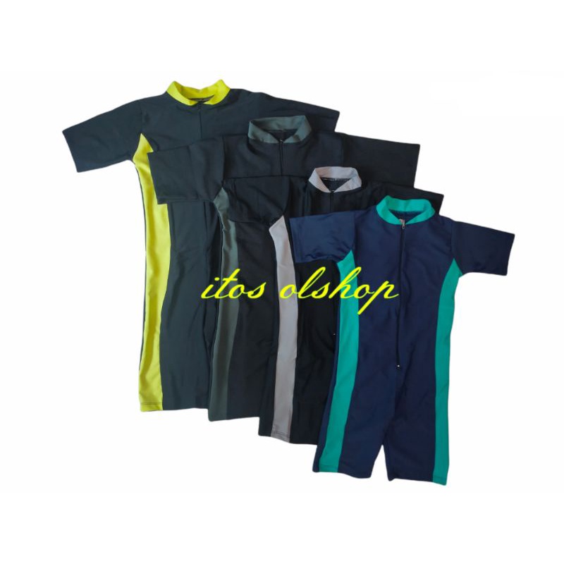 RB Baju Renang Anak 3-12 Tahun Diving Pendek Polos