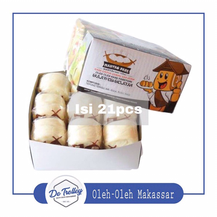 

Mantao Pare 21pcs Extra Vacum Oleh Oleh Khas Makassar