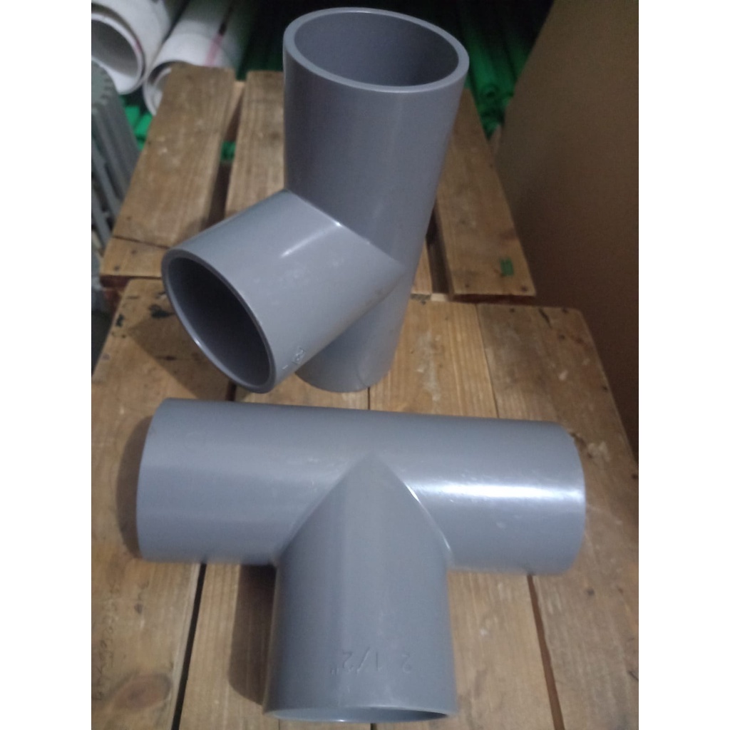 Tee PVC Rucika 2 1/2" Rucika AW / Tee Rucika 2 1/2" PVC AW / Tee PVC 2.5 Inch Rucika AW