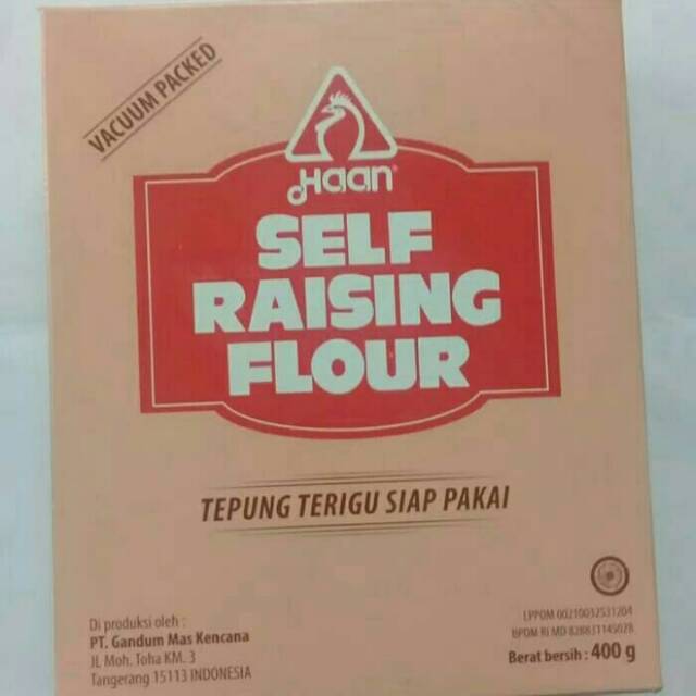 

HAAN SELF RAISING FLOUR 400G