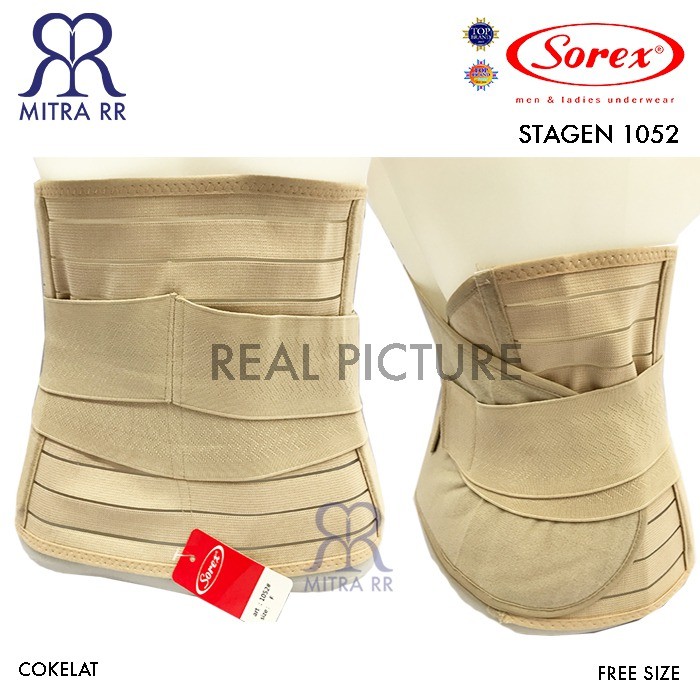 Korset Stagen Sorex 1052 Korset Pelangsing Perut dengan Kawat Penyangga