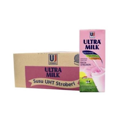 

Susu Ultra 200ml Coklat Full Cream Putih Strawberry Dus (1 Dus isi 24)