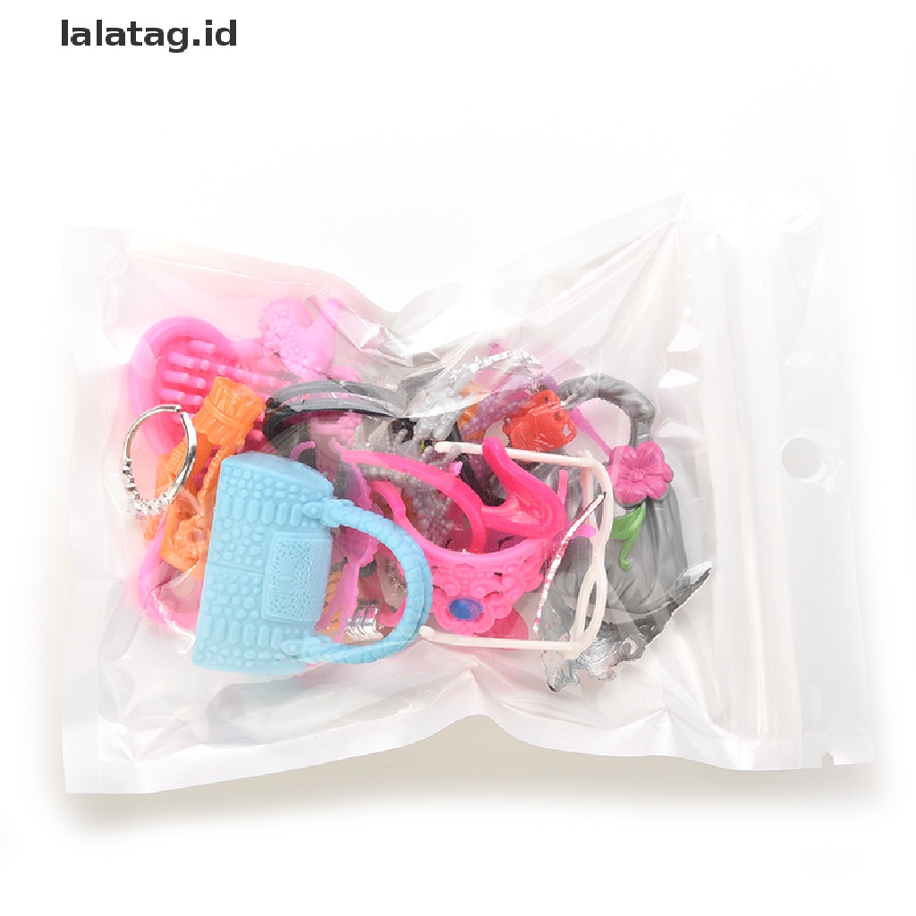 (lalatag) Tas Handbag / Selempang / Sisir / Sepatu / Anting Untuk Aksesoris Boneka Barbie (ID)