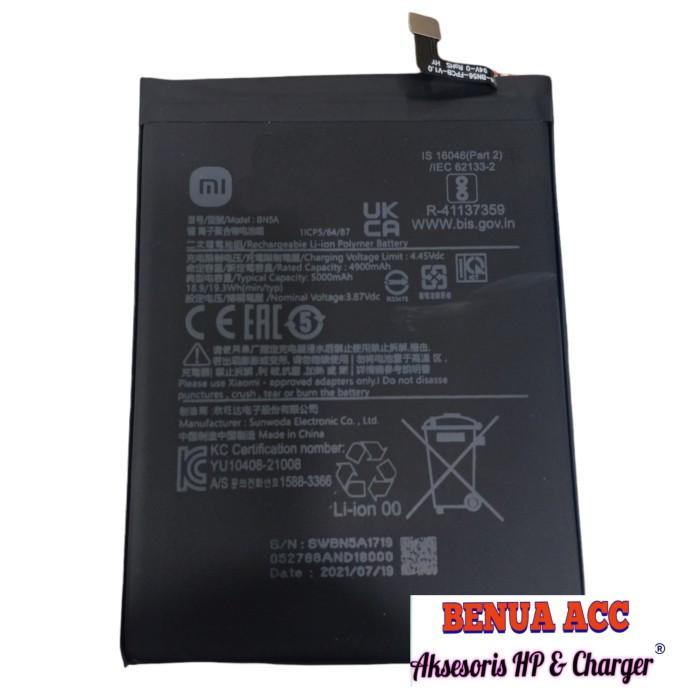 Baterai Batre Xiaomi Poco M3 Pro 5G BN5A Original