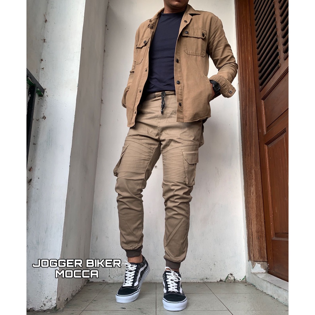 CELANA JOGER BIKER/CELANA JOGER/CELANA JOGER RIPPED/JOGER KANTONG SAMPING/JOGER KATUN/JOGER PREMIUM/