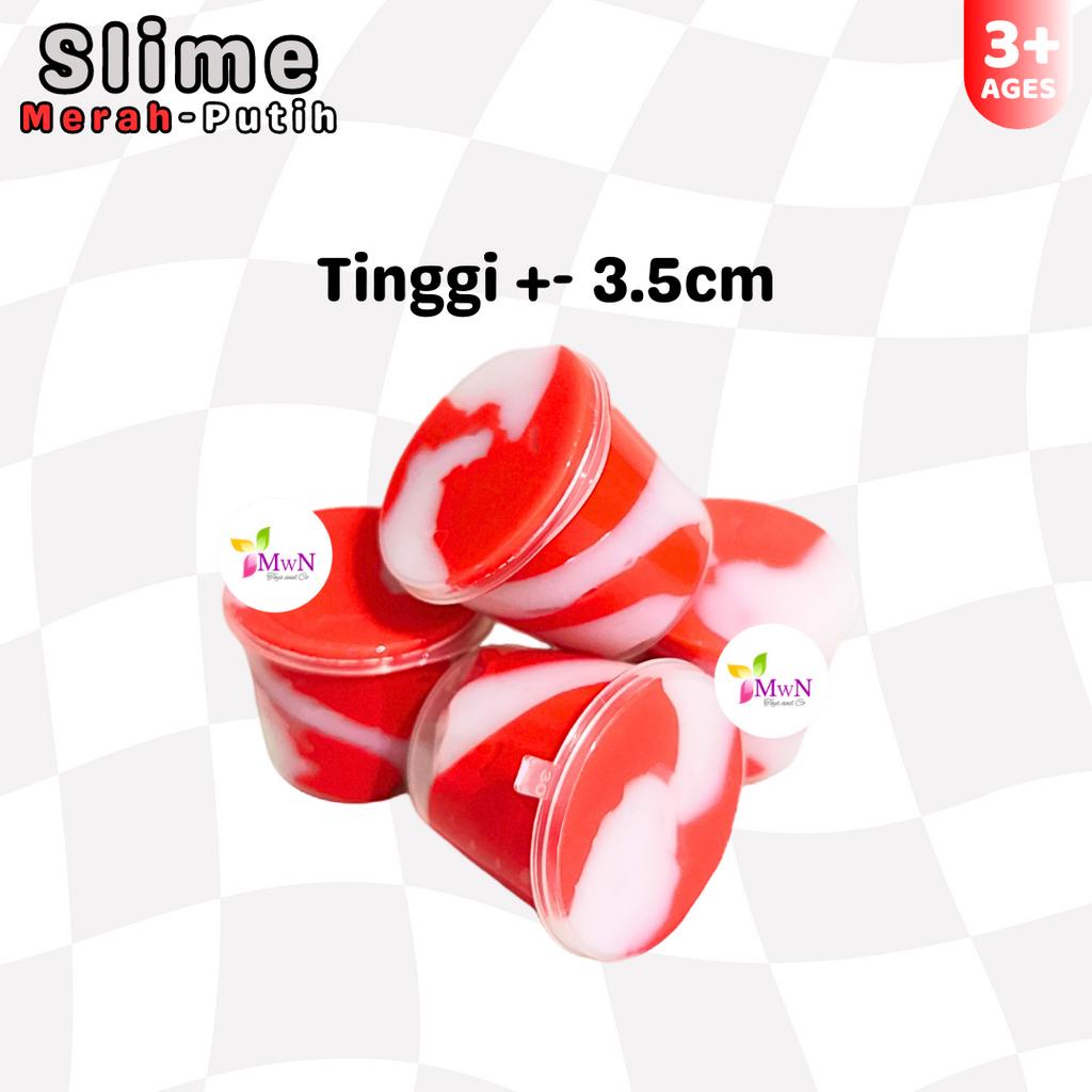 MWN Mainan Anak Slime Merah Putih (1pcs)