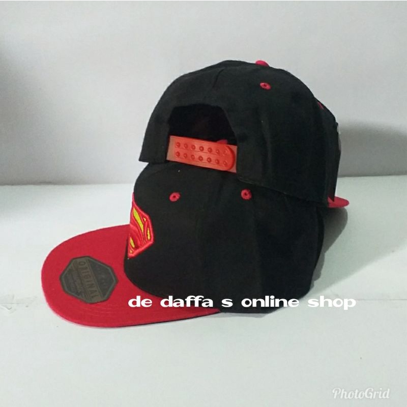 Topi snapback anak bordir  superhero / topi hip hop anak