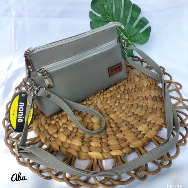 SLEMPANG OLIVIA BY NONIE TAS BAHAN COCOLY ATI AIR 100% REALPICT TAS-WANITA SLINGBAG