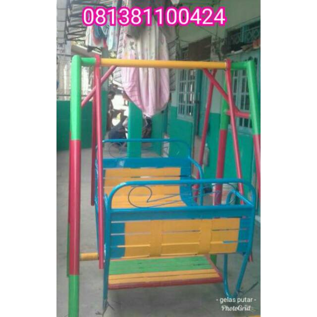 Ayunan besi ayunan taman ayunan bangku 80 ayunan tk dan paud free ongkir jkt dn bekasi