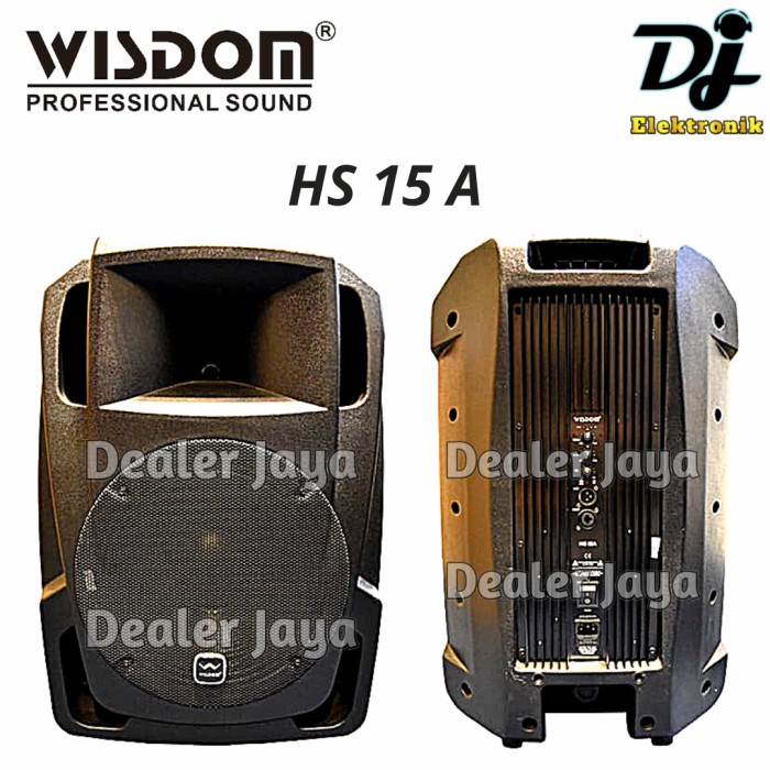 Speaker Aktif Wisdom HS 15 A / HS 15A / HS15A - 15 inch