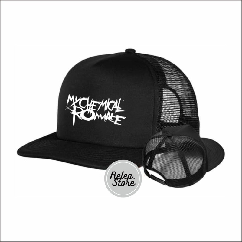 Topi Trucker MY CHEMICAL ROMANCE | Topi Band MY CHEMICAL ROMANCE terlaris COD