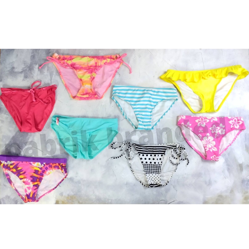 pabrik branded swimwear AB36 bikini top bottom baju celana rok renang anak wanita girls perempuan at