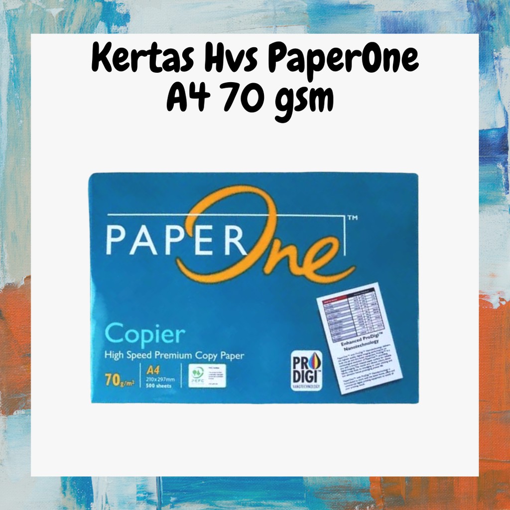 

Kertas Hvs PaperOne A4 70 gsm