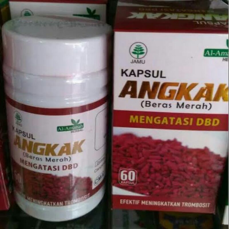 

KAPSUL ANGKAK BERAS MERAH MENGATASI DEMAM BERDARAH DBD