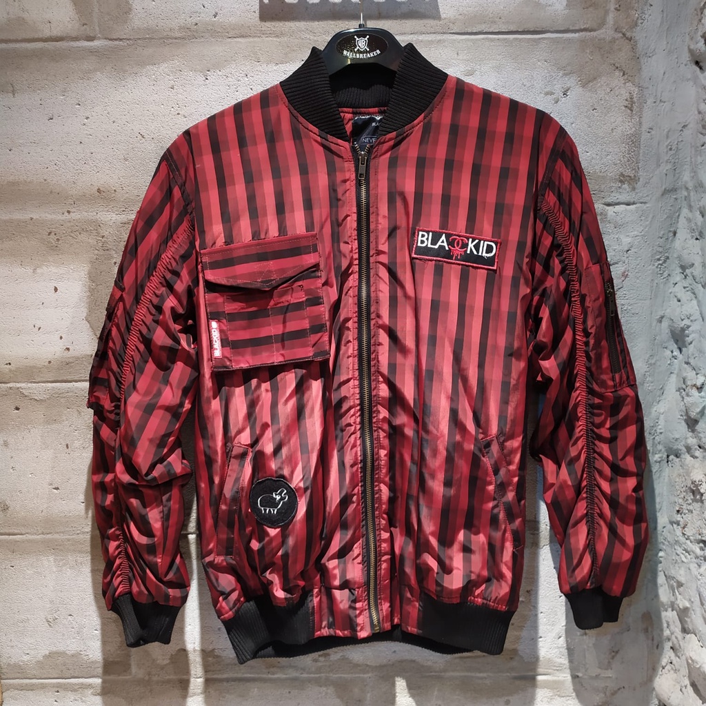 BOMBER JAKET BLACKID | JACKET BLACK ID | OUTERWEAR PRIA ORIGINAL