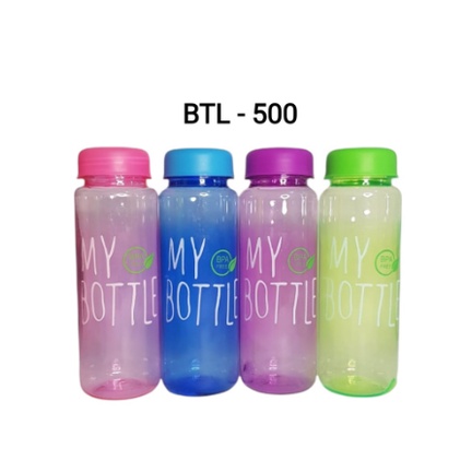 BOTOL MINUM MY BOTTLE BPA FREE 500ML ANTI PECAH [SWEETSPACE]