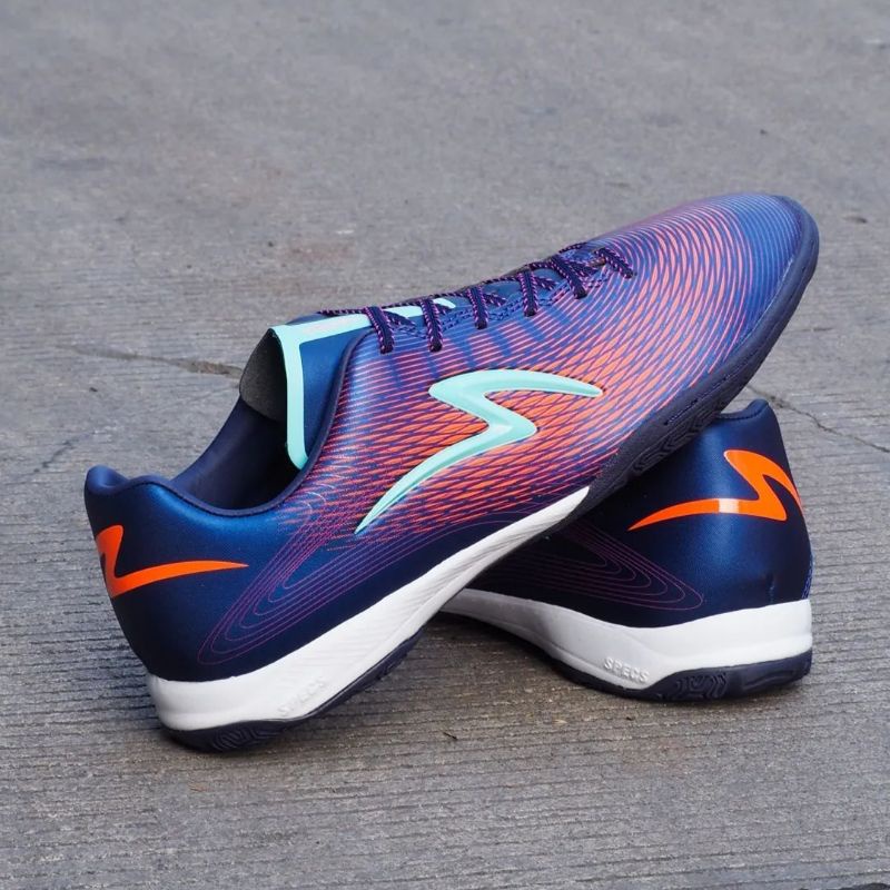 Sepatu Futsal Specs LS Ultra IN Meta Crush Pack - Astral Aura/Shocking Orange
