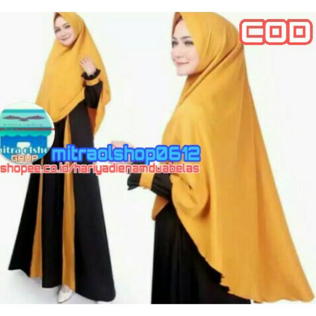 Gamis muslimah MARWAH SET HIJAB