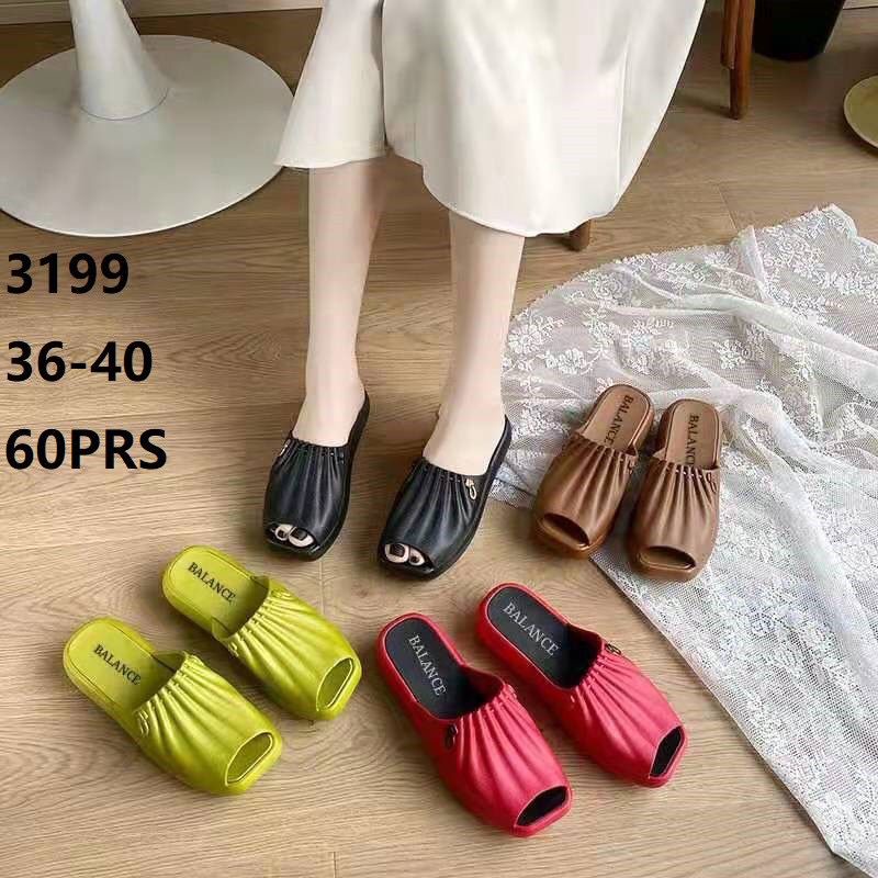 Sandal Hak Wedges Wanita EVITA Jelly Import 3199