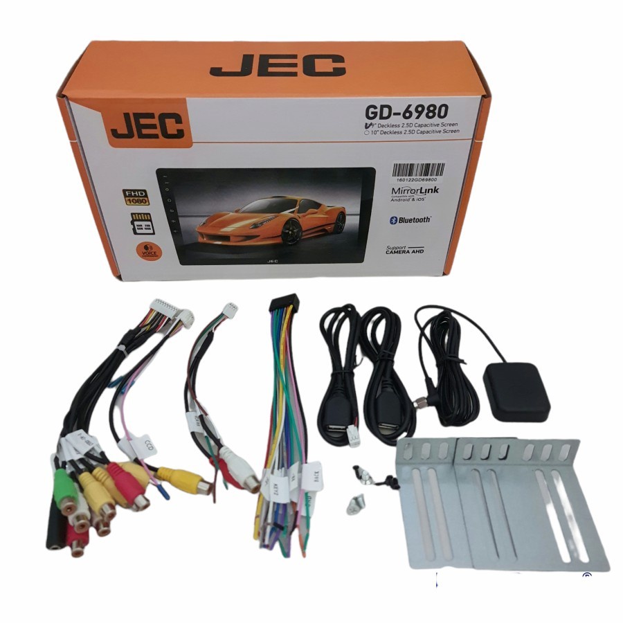 Head Unit Deckless JEC GD-6980 MP5 9&quot; Inch Universal