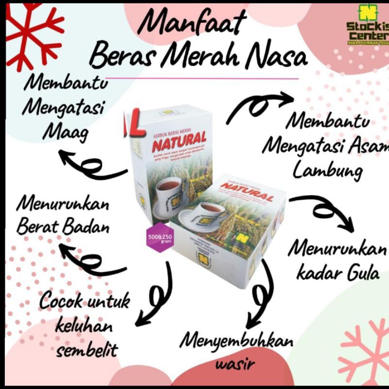 

Serbuk Beras Merah Natural NASA