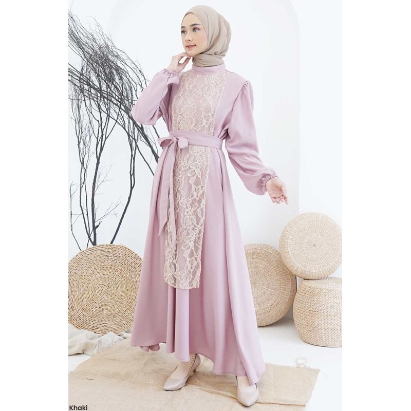 Gamis Fashion Muslim Abidah Dress