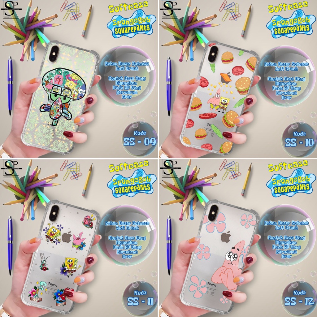 Softcase Oppo Xiaomi Vivo Samsung Motif Spongebob