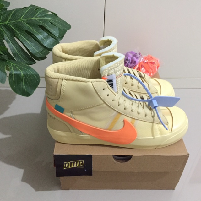 TERMURAH SEPATU NIKE BLAZER MID X OFF WHITE ALL HALLOWS EVE - PREMIUM ORIGINAL