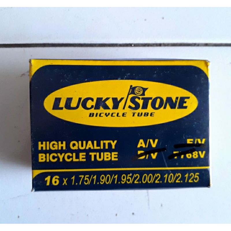 ban dalam sepeda 16 lucky stone