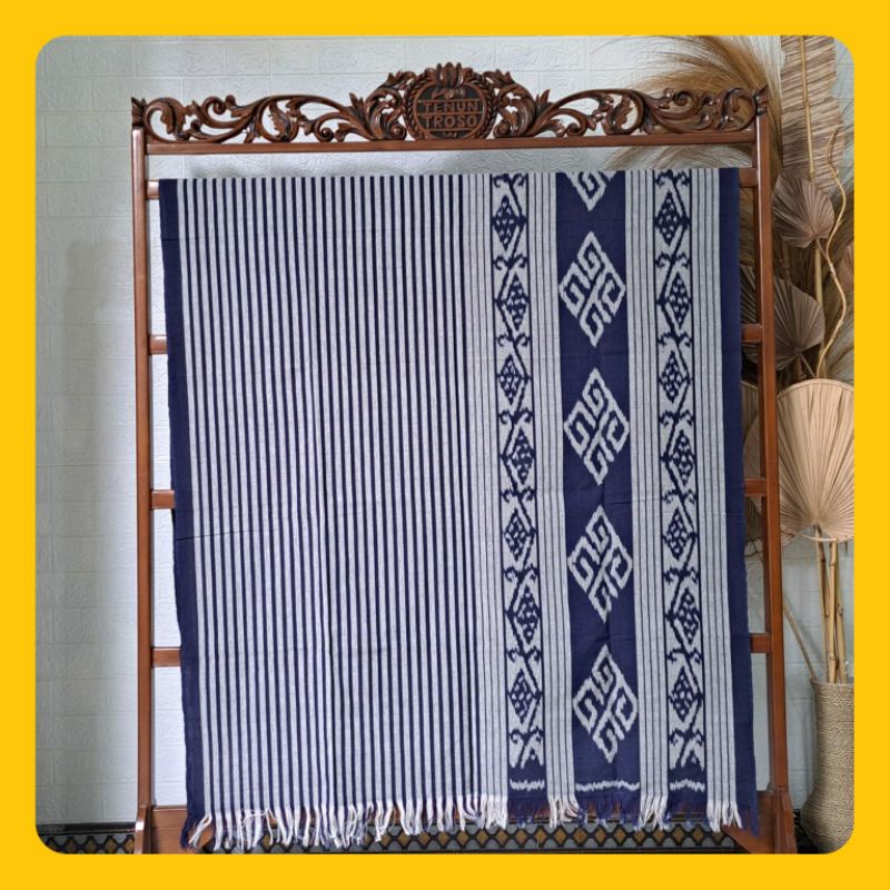 Tenun Troso Tenun Jepara Kain batik tenun motif lurik garis best seller kain bahan baju kondangan te