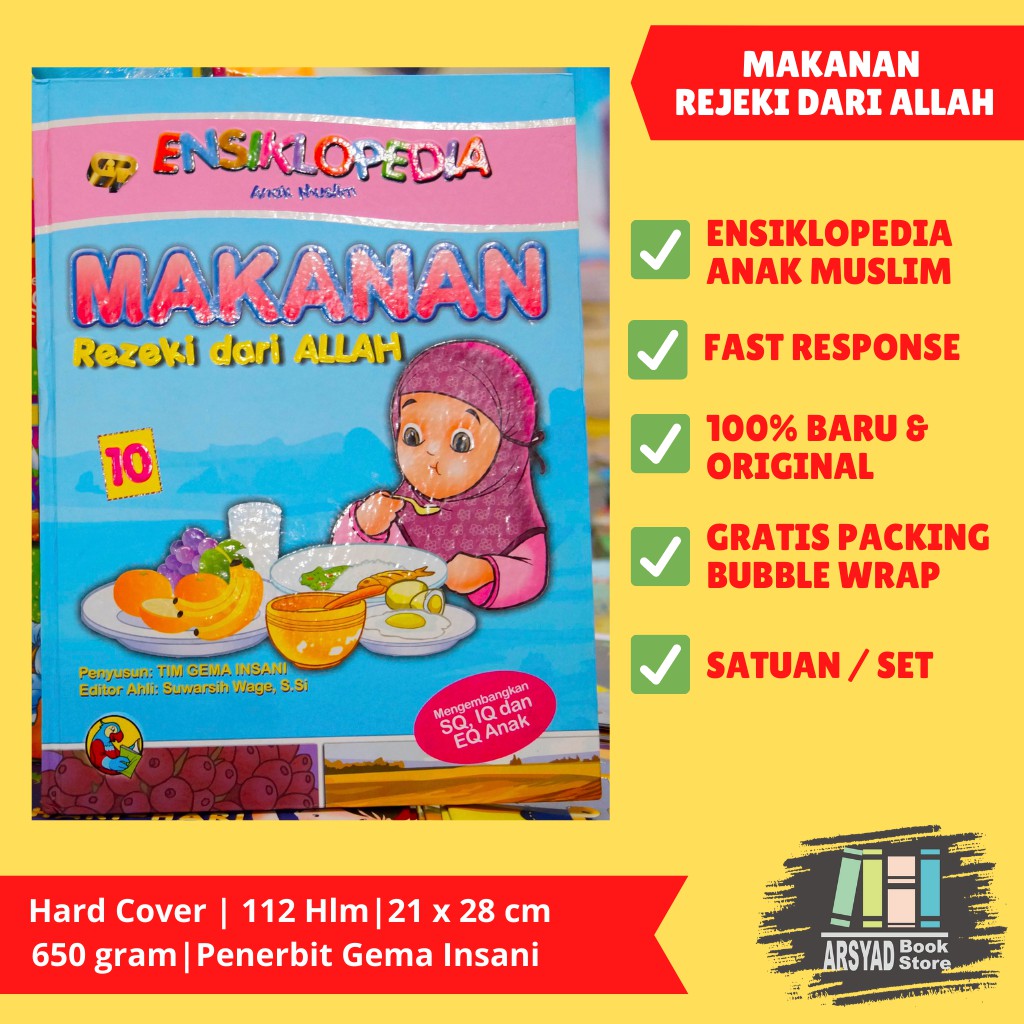 Ensiklopedia Anak Muslm 10 : Makanan - Gema Insani