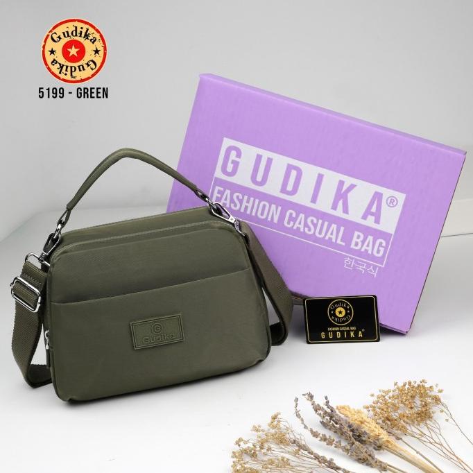 Tas Wanita Gudika 5199 Selempang Import Terbaru Nylon Waterproof