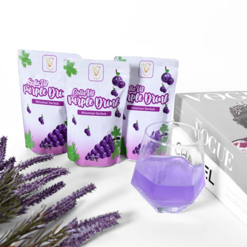 

COLLAVIT PURPLE DRINK WITH DNA SALMON (MINUMAN COLLAGEN)