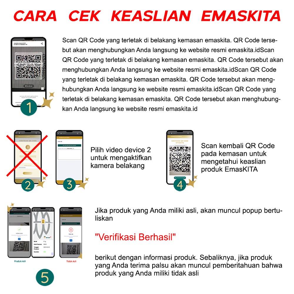 Antam 0.1 gram Micro Gold Premium Emas Murni 24 Karat Hartadinata x Antam Logam Mulia Emaskita